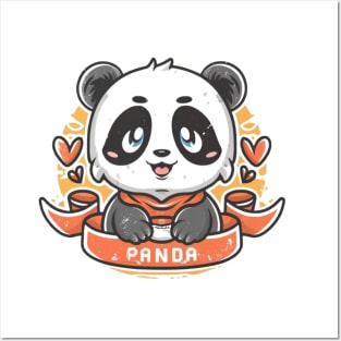 Cute Panda Lover Posters and Art